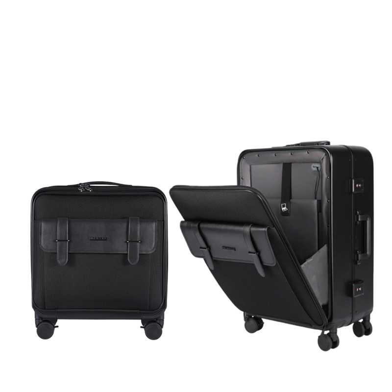 Aluminum Frame Carry On Luggage - Business Luggage Computer Bag Aluminum Frame/Zipper