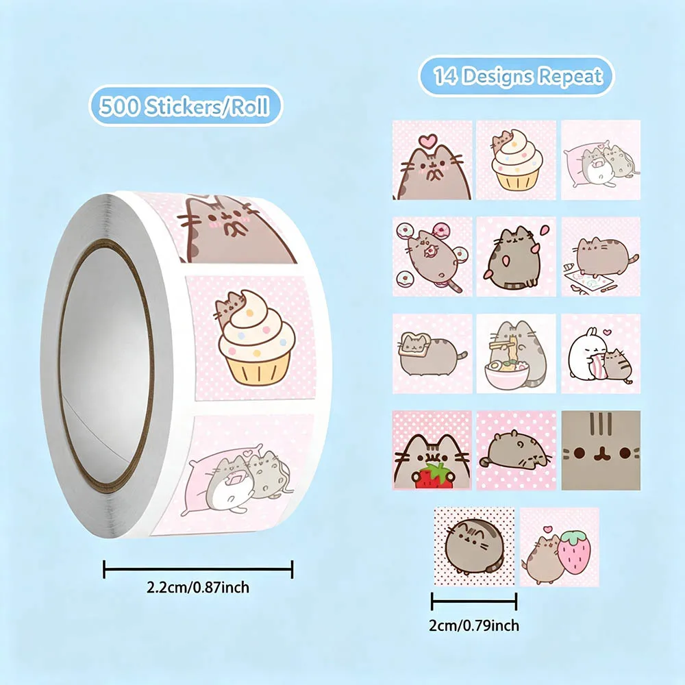 Hou 500pcs Pusheen Cartoon Cat - огляд і ціна Handbags
