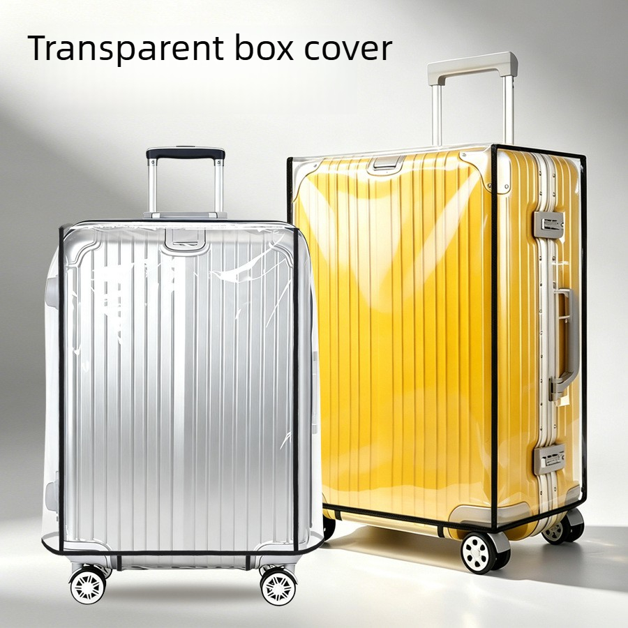 Transparent PVC Luggage Cover  - огляд і ціна Luggage Protective Cover Transparent