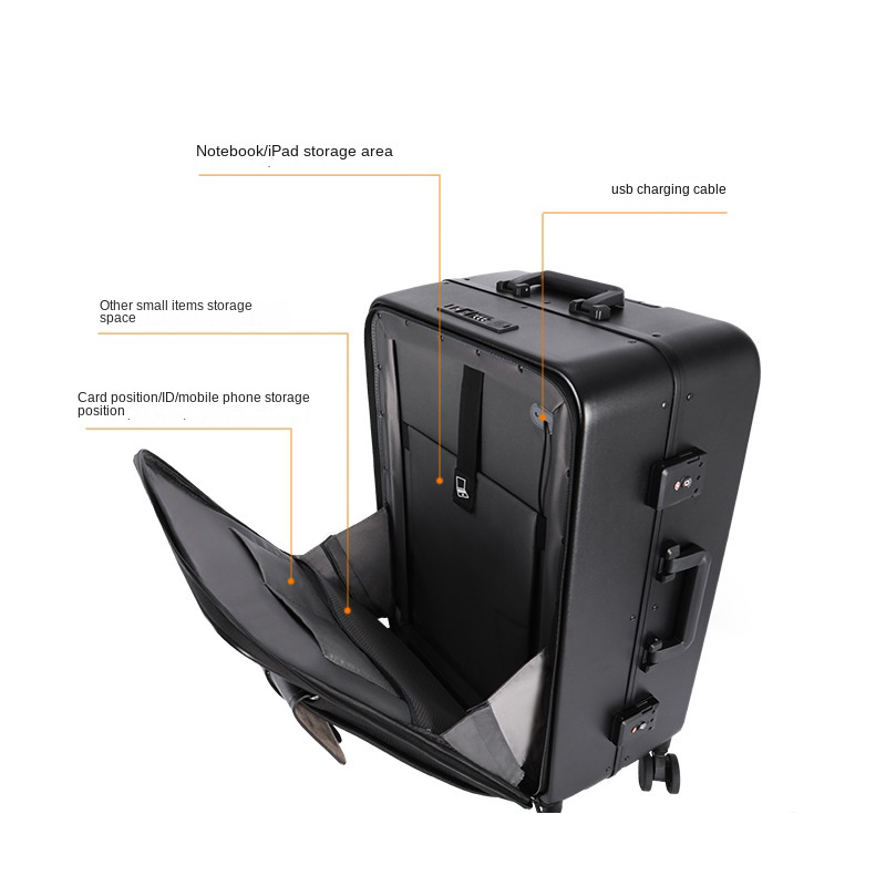 Business Luggage Computer Bag  - огляд і ціна Aluminum Frame Carry On Luggage